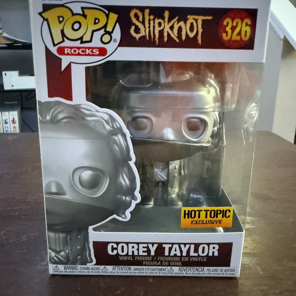 Funko Pop! Rocks Corey Taylor Silver Exclusive